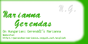 marianna gerendas business card